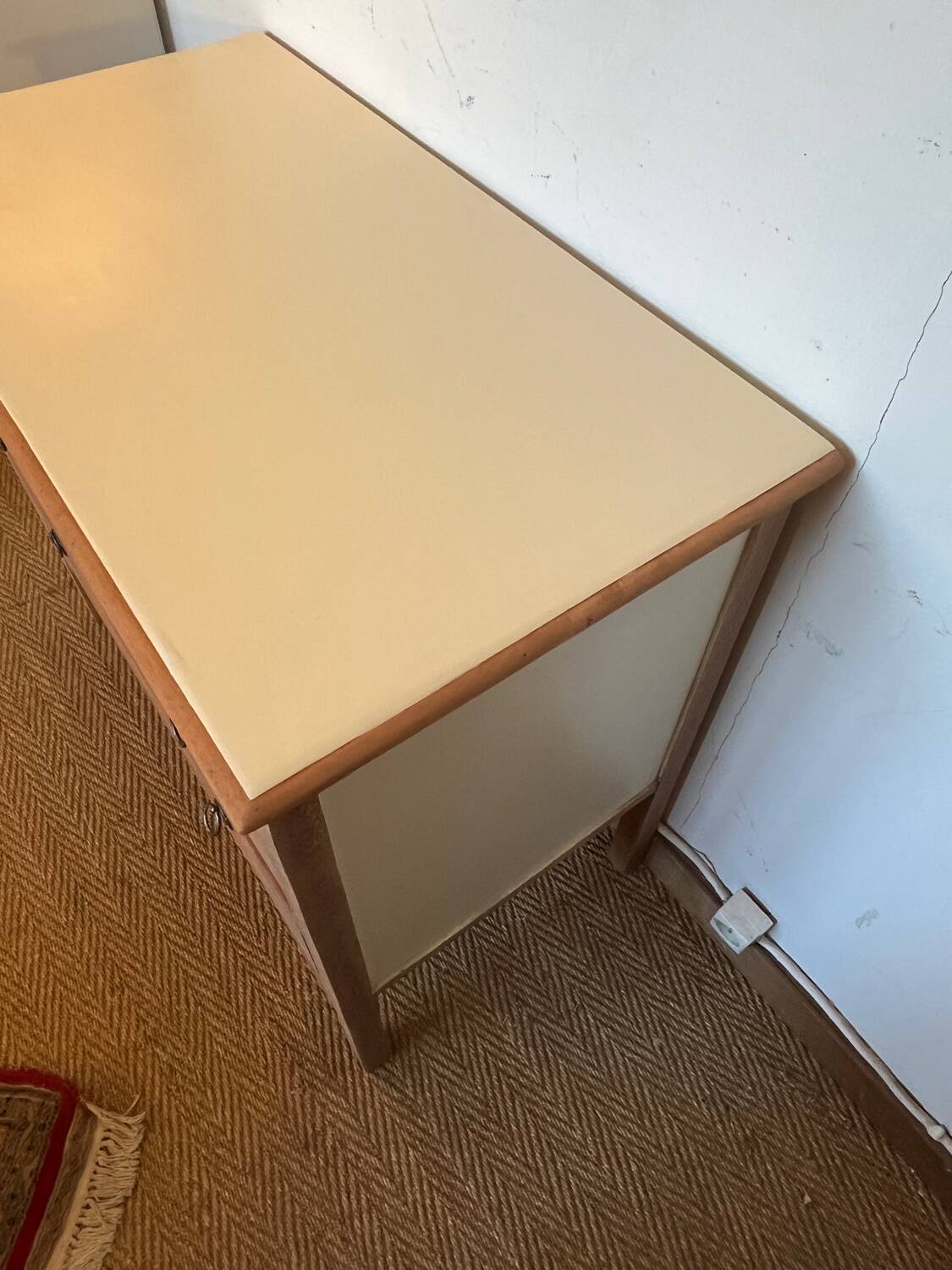 Vintage Louis XVI style cherrywood chest of drawers