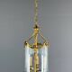 Cylindrical lantern in gilded bronze in the Louis XV style, 20th century.