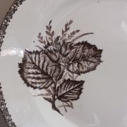 Round dish n°1 Choisy le Roi in Iron Earth decoration fruits and insects