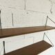 1960s string shelf 2 shelves with 4 triangular shelves