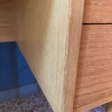 Scandinavian-style desk in light wood