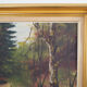 Peinture « The Deep in the forest », design scandinave, années 1970