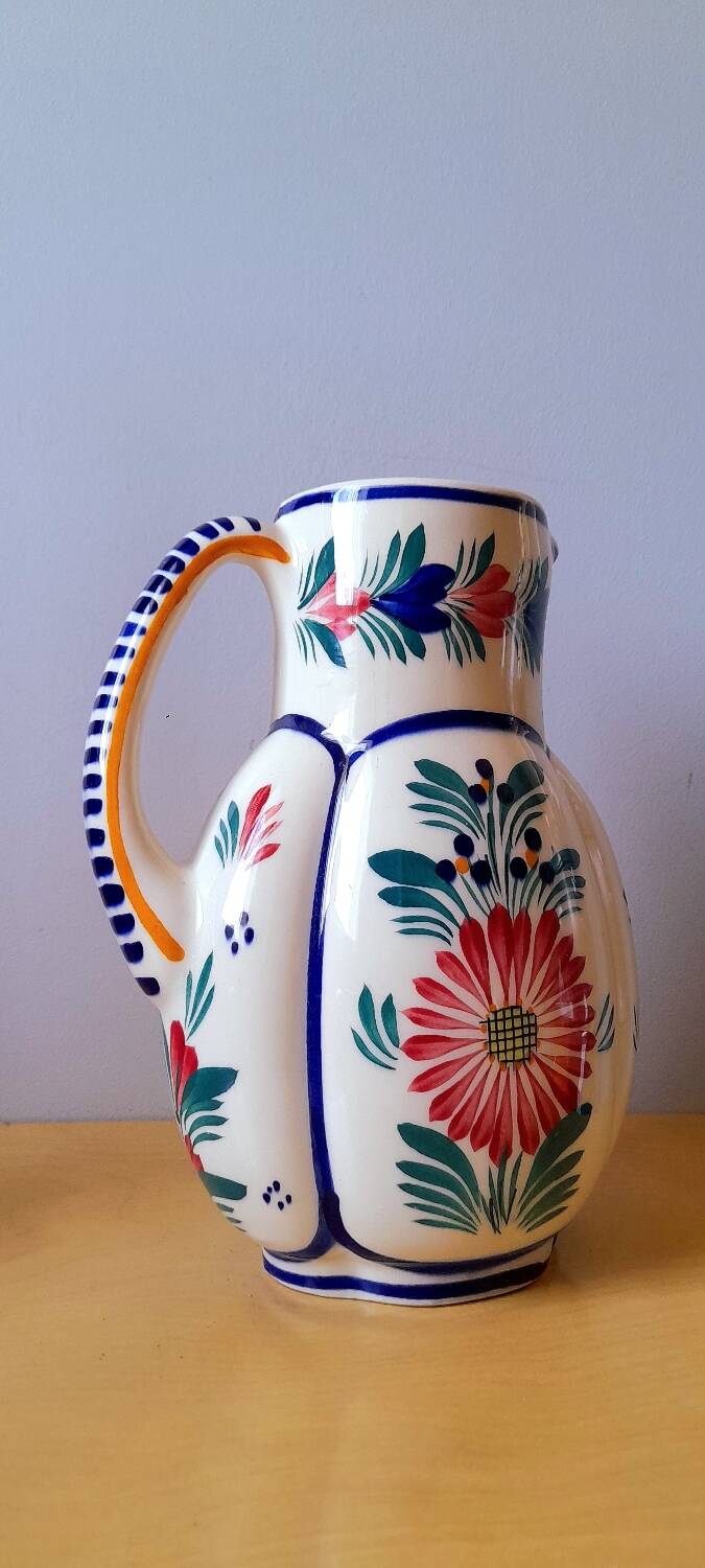 Henriot Quimper Pitcher