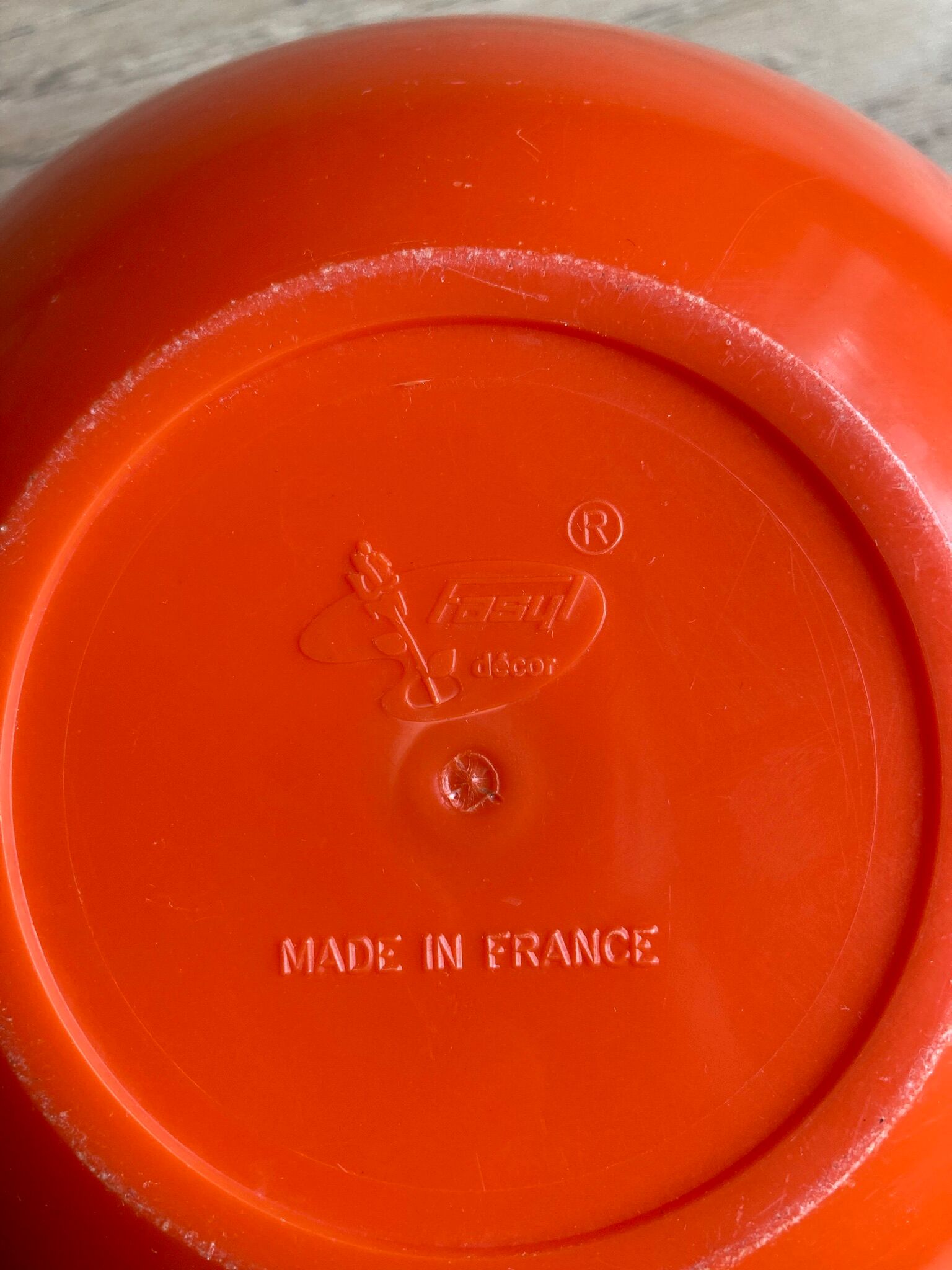 Seau glaçons à pomme orange Fasyl décor