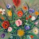 Signed bouquet of flowers
