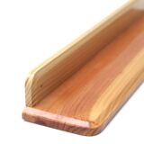 Etagère de salle de bain en bois de pin, années 70