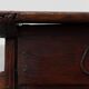 17th Century Spanish Oak Side Table with Drawer in Wabi Sabi Style