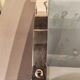 Chrome metal and glass vintage tray