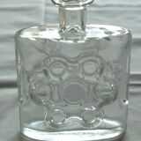 Vase scandinave en verre translucide fabriqué par Riihimaen Lasi