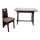 Brutalist office chair set from the 1950s.