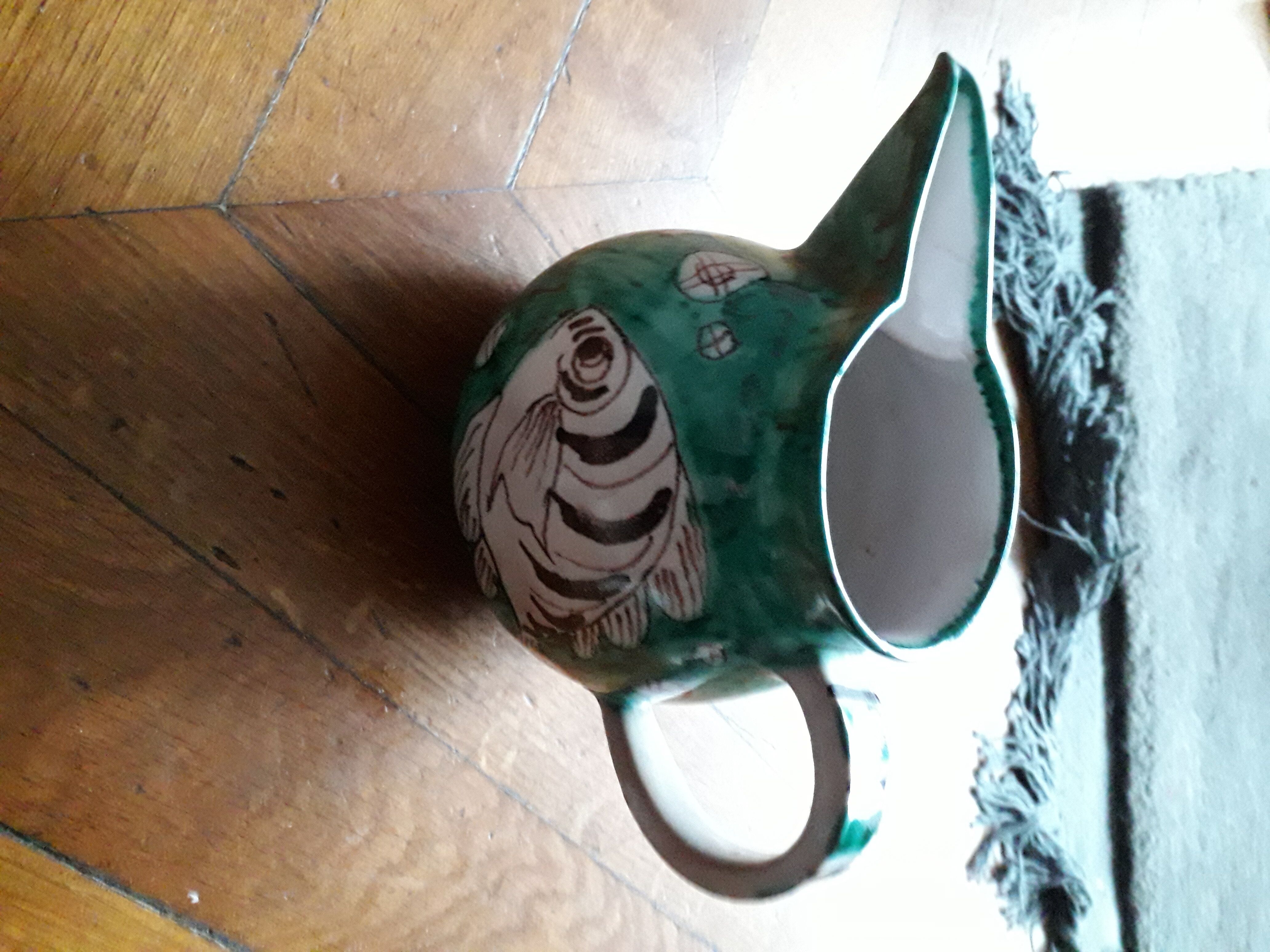 Italian ceramics pitcher by MDL