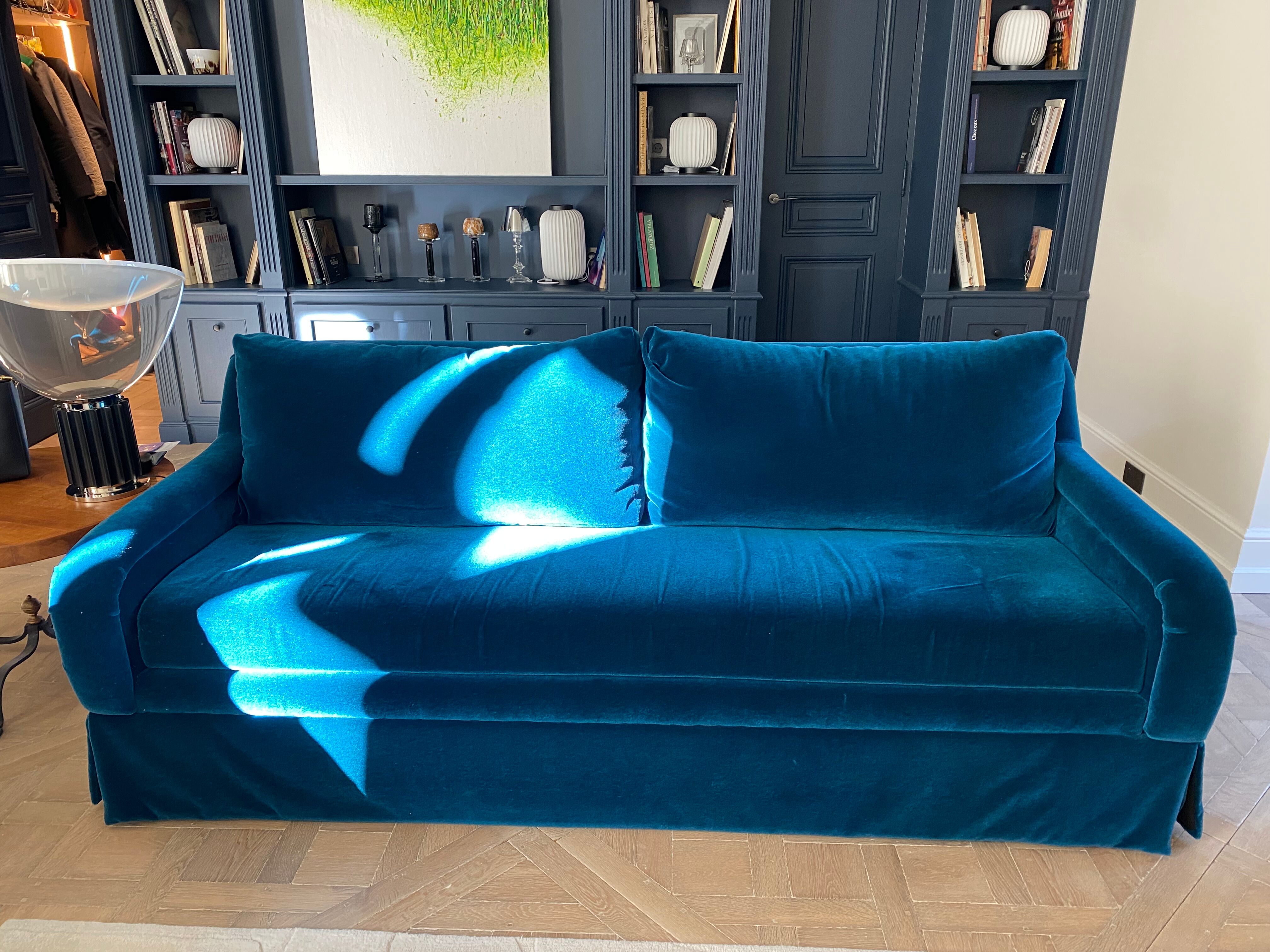 Sofa velvet Mohair from Pierre Frey