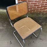 Cesca design chair b32 model in black and chrome