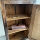 Patinated wooden toilet cabinet / pharmacy