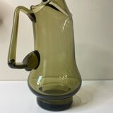 Pitcher Scandinavian design smoked glass
