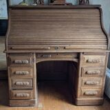 English cylinder desk