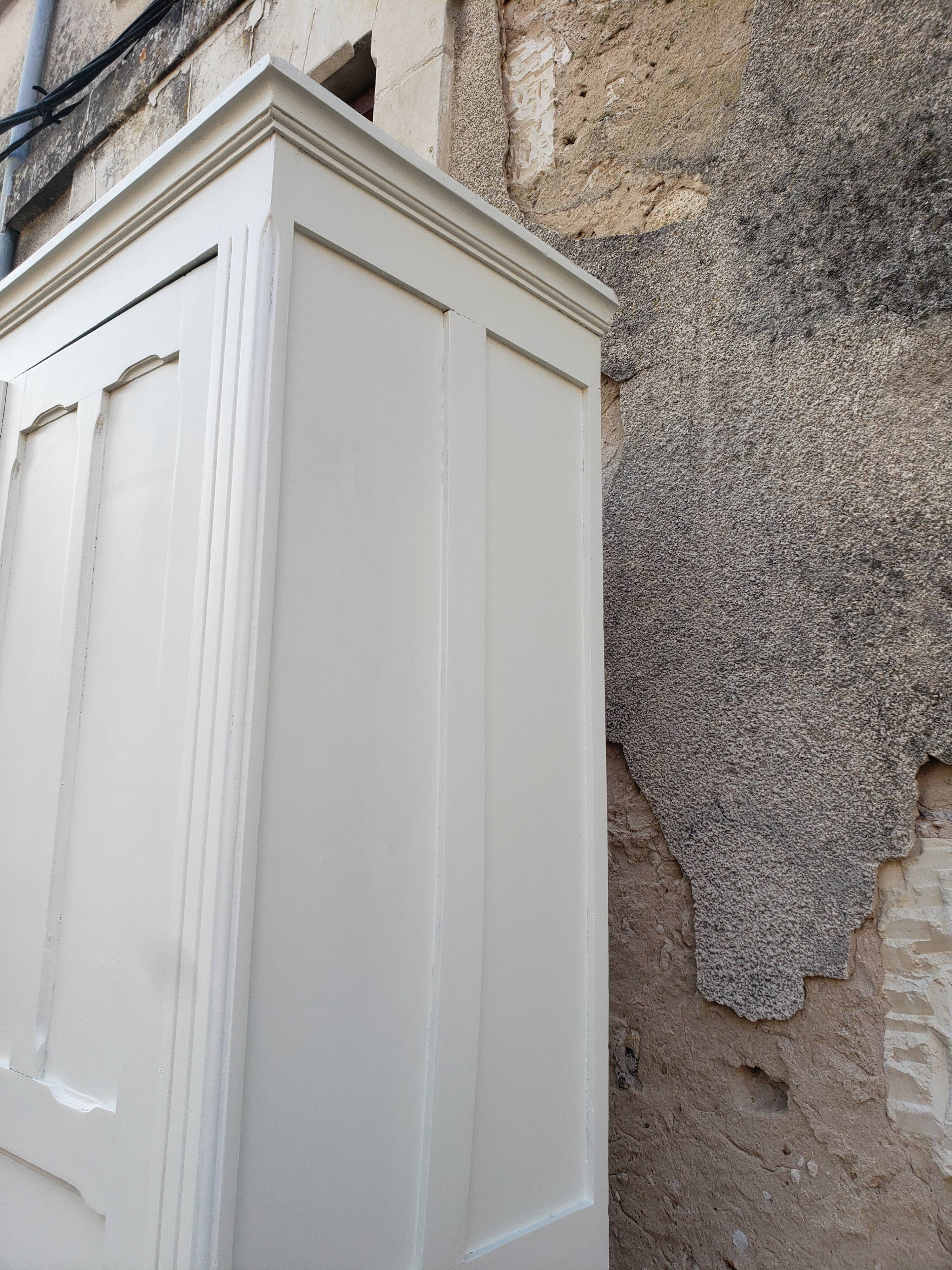 Authentic Parisian off-white wardrobe