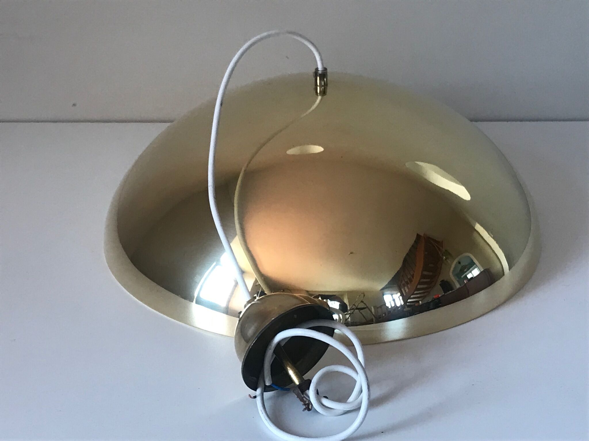 Hanging lamp brass 60