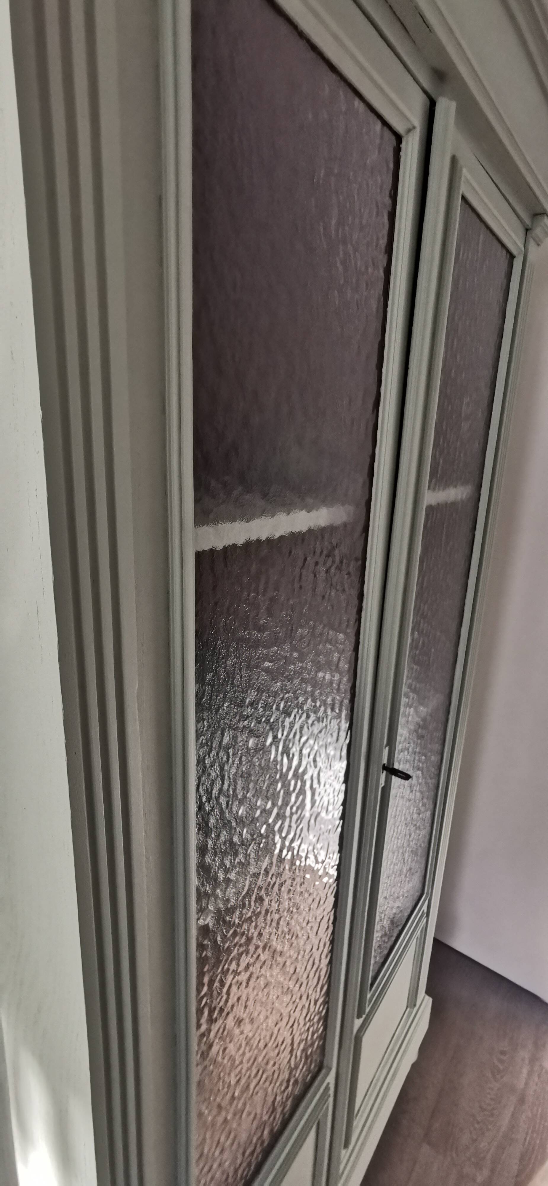 Parisian glass cabinet