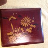 2 boxes in Indochinese lacquer, early twentieth century