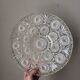 Cut glass fruit bowl