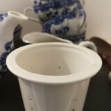 Japanese tea service apple blossoms