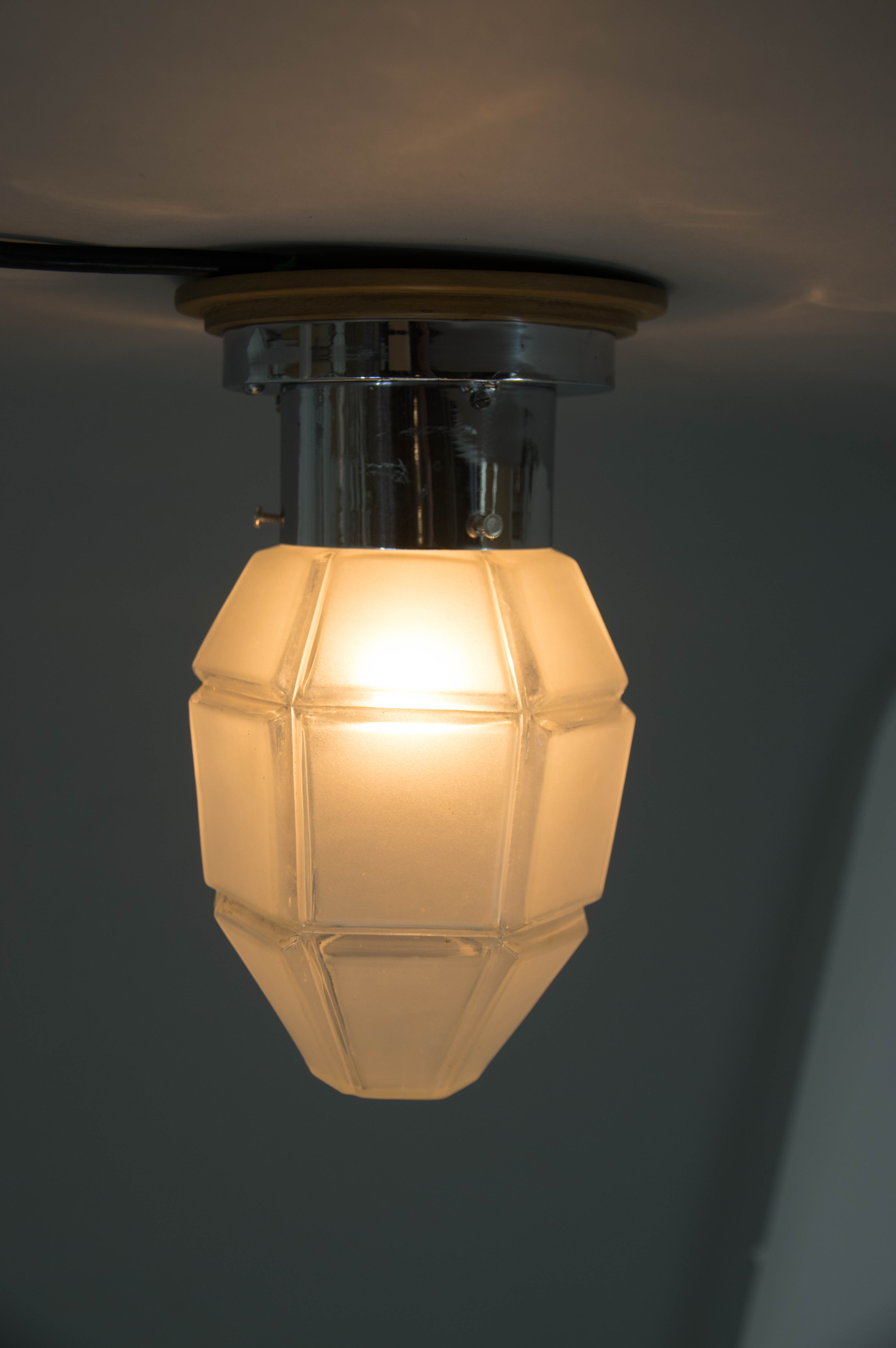 Restored 1910s pendant light