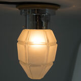 Art nouveau flush mount 1910s restored