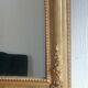 Grand miroir doré. 19ème