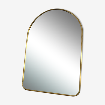 Miroir laiton doré arche 70x50cm