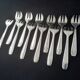 12 Saint Médard silver-plated oyster forks