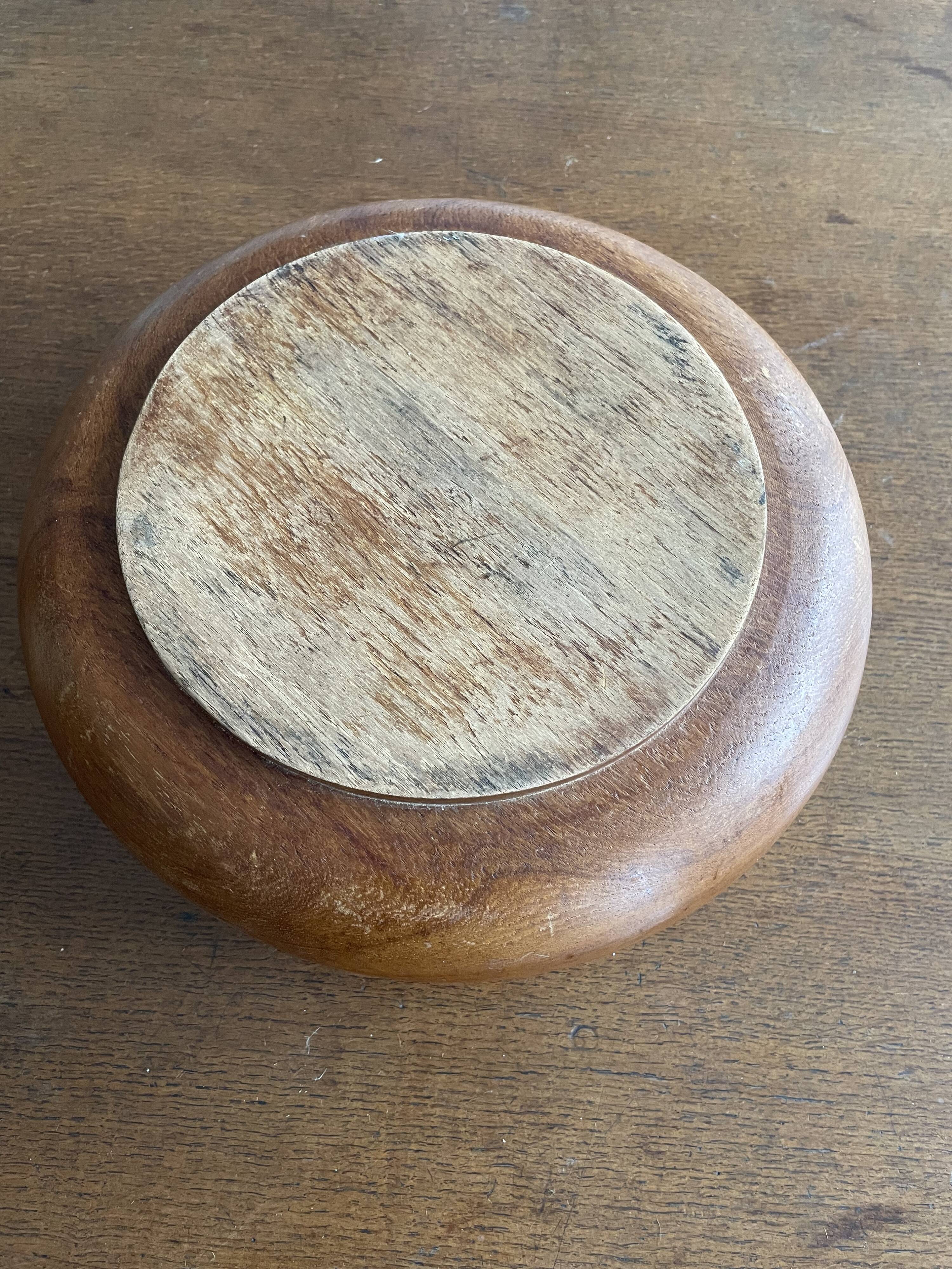 Teak bowl