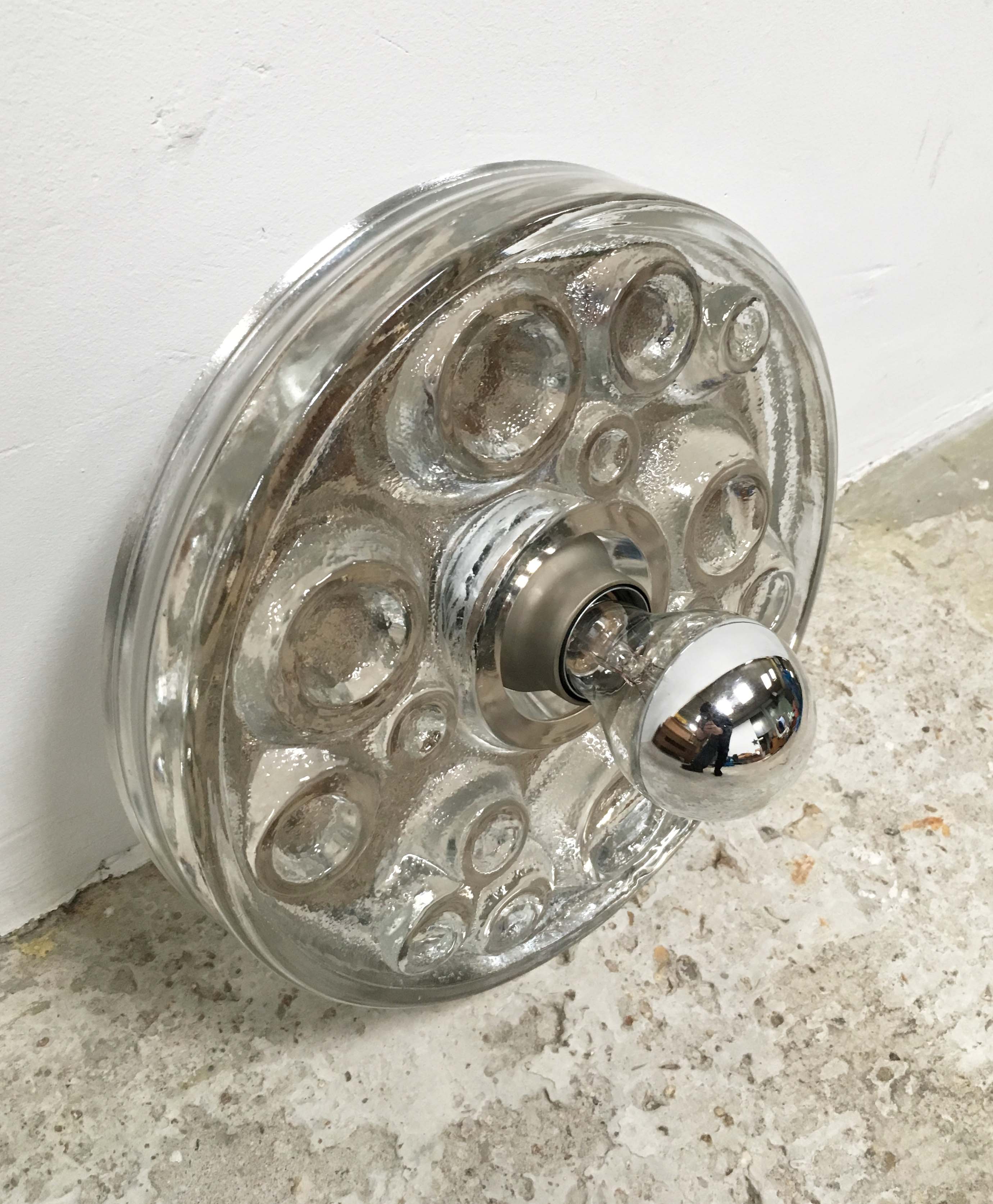 60s/70s glass applique