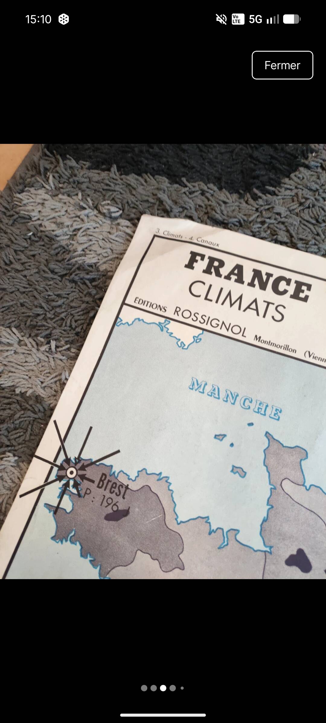 Carte scolaire Rossignol Montmorillon Navigation intérieure, climats