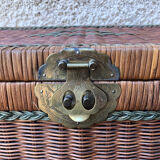 Vintage wicker chest