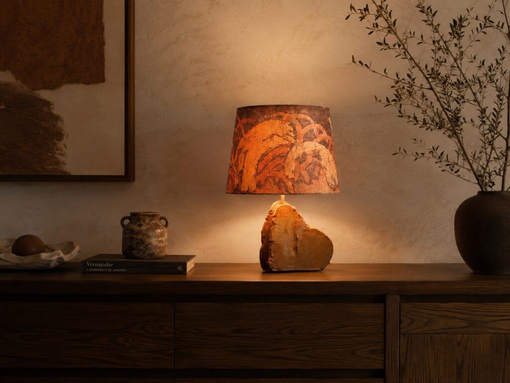 Vintage Marianne Koplin ceramic table lamp, Germany 1970s
