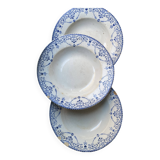 Assiettes terre de fer HB & C modèle Balzac
