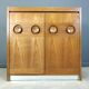 Vintage brutalist bar cabinet 1970s