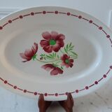 Oval dish Digoin Sarreguemines model "Madelon" years 30-40