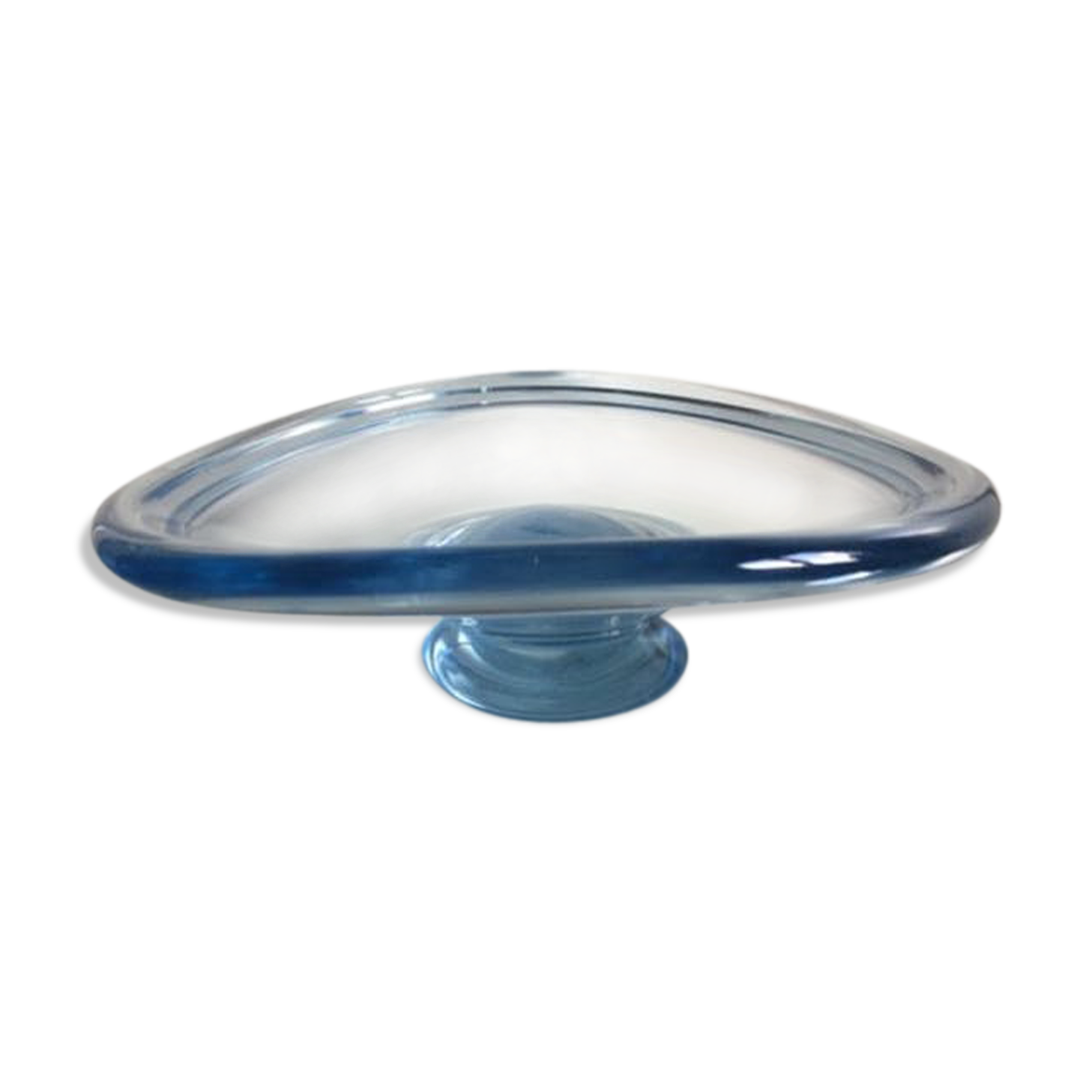 Sculptural Holmegaard bowl Danish 1950