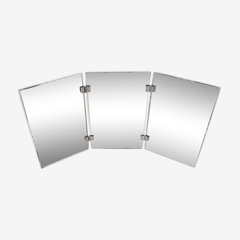 Miroir triptyque biseauté - 92x45cm