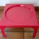 Table rouge OZOO. Marc Berthier pour Prisunic. 1970