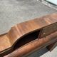 Art Deco Console Headboard in Walnut Veneer – 1930s