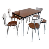 Ensemble Formica chaises+ table + buffet