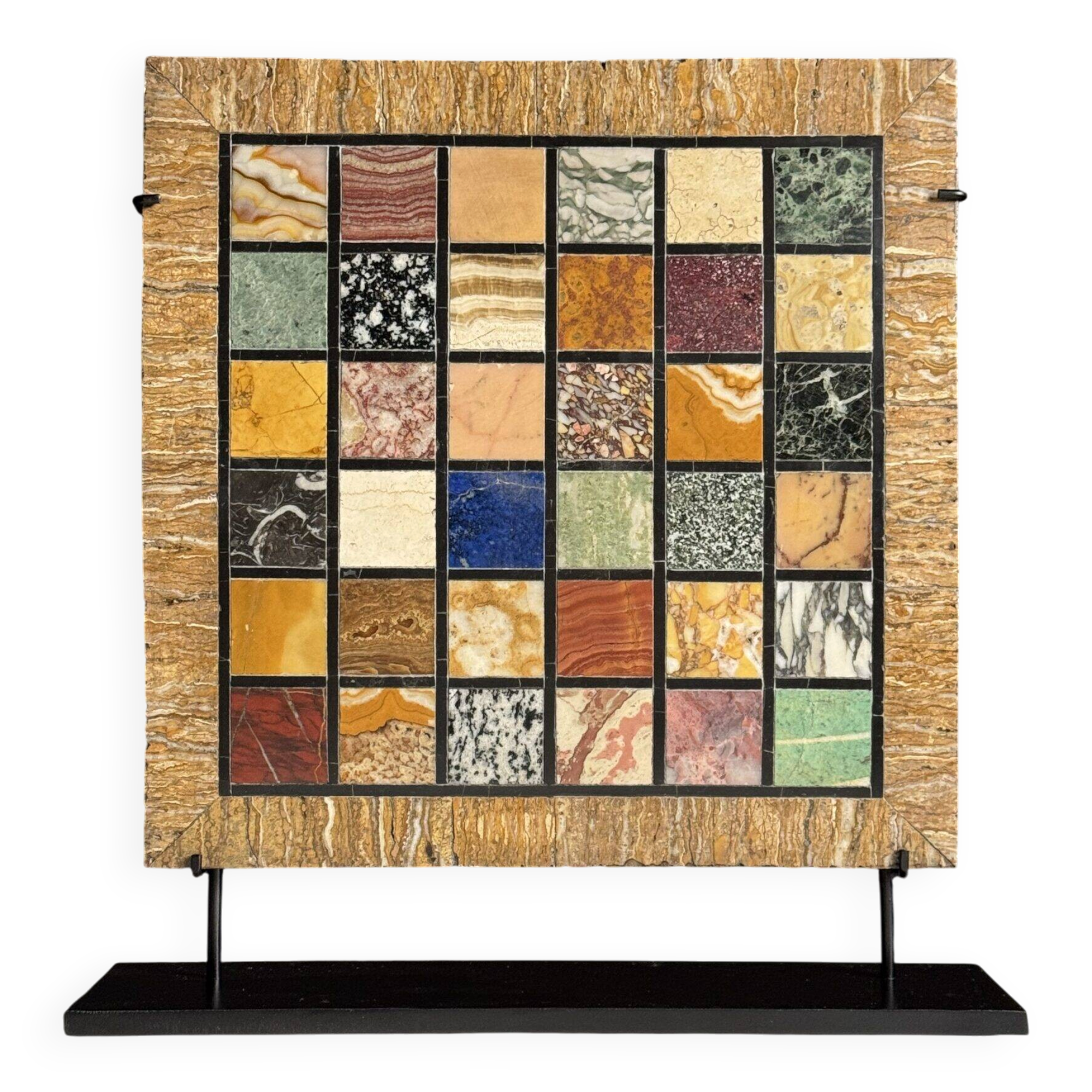 Grand tour marble specimen tablet 19th century