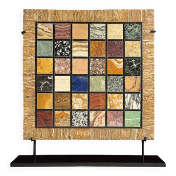 Grand tour marble specimen tablet 19th century