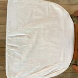 Set of 3 rattan / bamboo chairs with cushions years 1960-1970