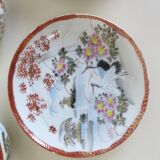 Tasses  et sous tasses  anciennes porcelaine japon