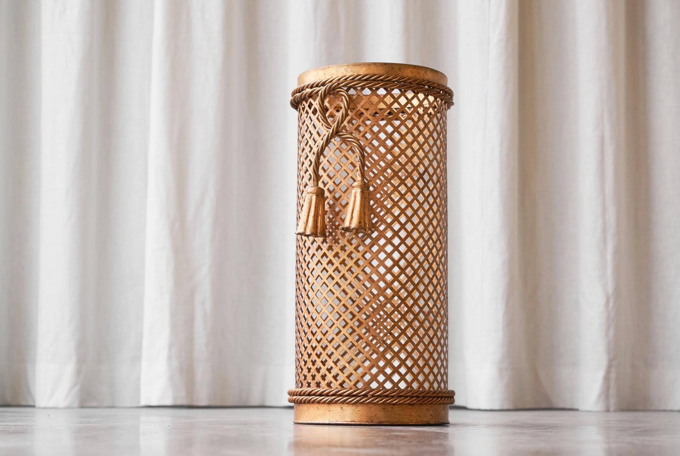 Li Puma Florence Umbrella Stand Trompe-l'œil Mid-Century 1960