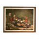 Bouquet de fleurs, huile sur toile signée moras 1966